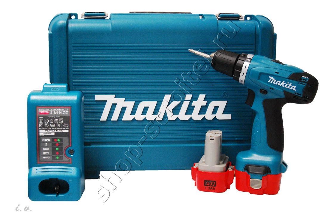 Увеличенная фотография Аккумуляторная дрель шуруповерт Makita 6261 DWPE